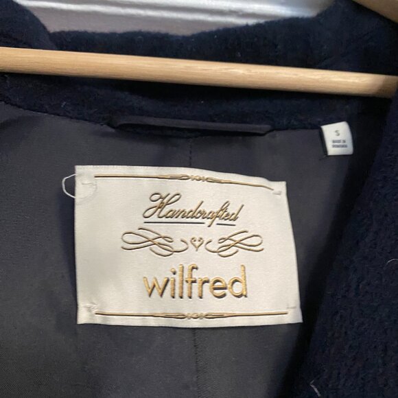 Aritzia Wilfred Oversized Swing Coat in Navy Size Small - Picture 5 of 7